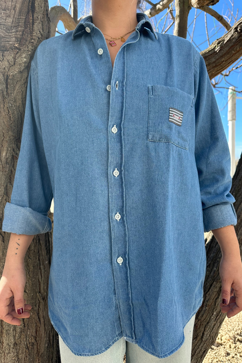 Camisa Vaquera Bolsillo